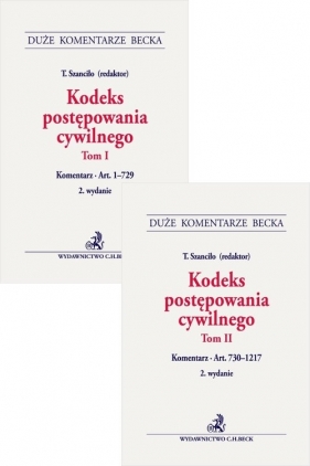 Kodeks postępowania cywilnego. Tom I-II. Komentarz do art. 1-1217