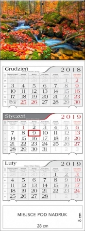 Kalendarz 2019 Trójdzielny Beskidzki potok