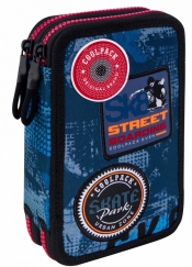 Coolpack - Jumper 2 - Piórnik podwójny z wyposażeniem - Blue (Badges) (B66154)
