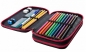 Coolpack - Jumper 2 - Piórnik podwójny z wyposażeniem - Blue (Badges) (B66154)