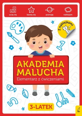 Akademia Malucha. Elementarz z ćwiczeniami. 3-latek - Opracowanie zbiorowe