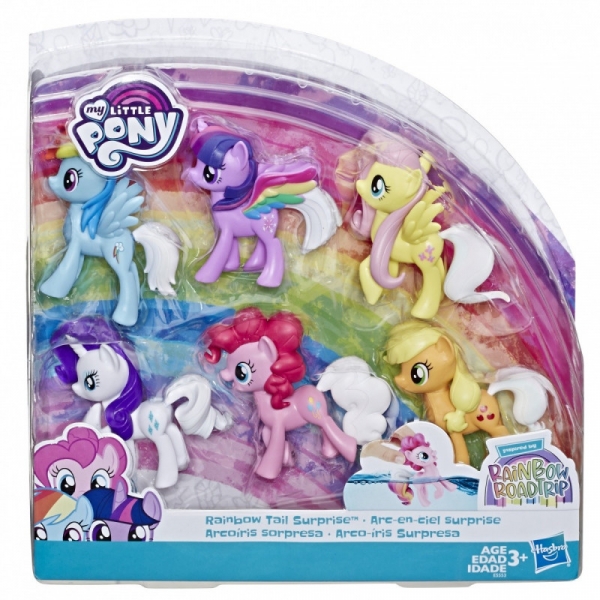 Zestaw figurek My Little Pony Tęczowa przemiana 6-pak (E5553)