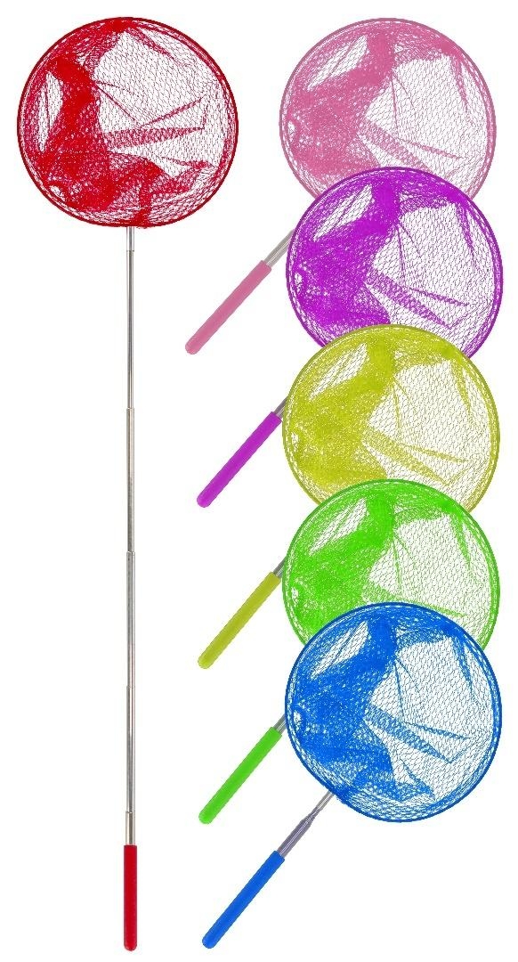 Siatka na motyle składana 36-84cm mix