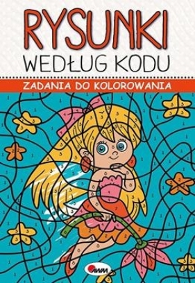 Zadania do kolorowania. Rysunki według kodu - Piotr Kozera