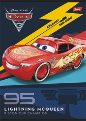 Zeszyt A5 32k kratka Disney Cars 3 laminowany