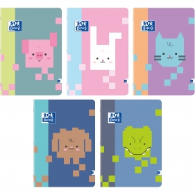 Zeszyt Oxford Zoo Blocks, A5/32K - linia z marginesem