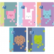 Zeszyt Oxford Zoo Blocks, A5/32K - linia z marginesem