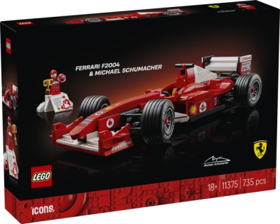 LEGO Icons Ferrari F2004 i Michael Schumacher  11375