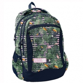 Plecak młodzieżowy w kolorowe kwiaty (PPMS19-2808)