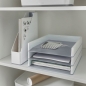 Szuflada na dokumenty Leitz WOW DUAL - biały 267 mm x 49 mm x 339 mm (53611001)