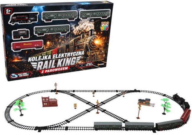 <img src='https://webimage.pl/pics/583/4/d5903943014583.jpg' style='height:440px' /> Kolejka elektryczna rail king z parowozem