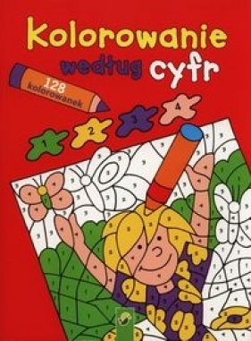 Kolorowanie według cyfr czerwona