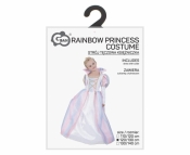 Strój dla dzieci Tęczowa Księżniczka rozm.120/130