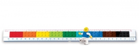 LEGO, Linijka z klocków (do zbudowania) z minifigurką