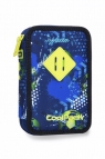 CoolPack - Jumper 2 - Piórnik podwójny z wyposażeniem - Football blue (B66037)