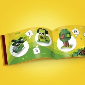 Lego Classic: Zielone klocki kreatywne (11007)