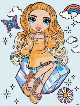 Malowanie po numerach - Rainbow High Poppy Rowan