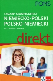 PONS Szkolny słownik niemiecko-polski polsko-niemiecki direkt (Uszkodzona okładka)