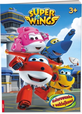 Super Wings Kolorowanka z naklejkami