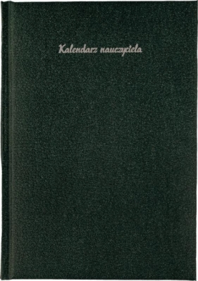 Kalendarz Nauczyciela A5 2020/2021 Beton zielony