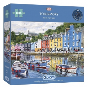 Gibsons, Puzzle 1000: Tobermory, Szkocja (G6058) - Terry Harrison