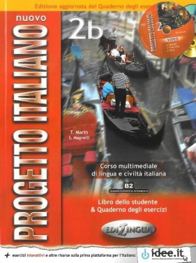 Nuovo Progetto Italiano 2B Podręcznik + ćwiczenia + płyta DVD + płyta CD - Magnelli Sandro, Marin Telis