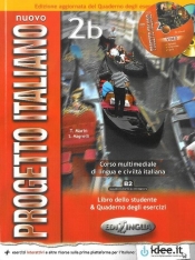 Nuovo Progetto Italiano 2B Podręcznik + ćwiczenia + płyta DVD + płyta CD - Marin Telis
