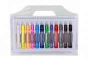 Markery akrylowe w walizce 12 kolorów
