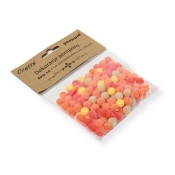 Dekoracje pompony 1cm pomarańczowe 120szt