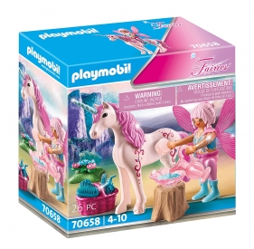 Playmobil Fairies: Wróżka opiekująca się jednorożcem (70658)