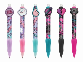Coolpack, Długopis wymazywalny automatyczny Grip - K-Pop Dark, 1 szt