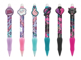 Coolpack, Długopis wymazywalny automatyczny Grip - K-Pop Dark, 1 szt