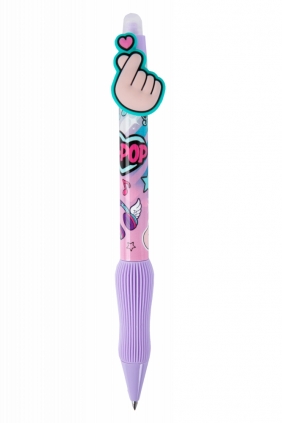 Coolpack, Długopis wymazywalny automatyczny Grip - K-Pop Dark, 1 szt