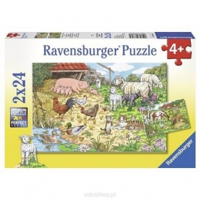 Puzzle Zwierzęta na farmie 2x24 (088584)