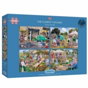 Gibsons, Puzzle 4x500: Florystyka (G50585)