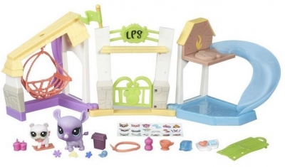 Littlest Pet Shop Mini zestaw Plażowy - Plac Zabaw