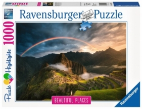 Puzzle 1000: Tęcza nad Machu Picchu - Peru (151585)