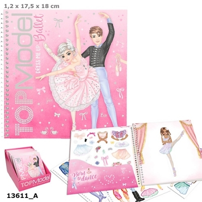 <img src='https://webimage.pl/pics/585/3/d4010070703585.jpg' style='height:440px' /> Zestaw Dress Me Up Top Model Balet 13611A