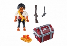 Playmobil Special Plus: Pirat ze skrzynią skarbów - figurka (9358)