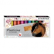 Starpak, plastelina, 12 kolorów - Sweet Horses (318595)
