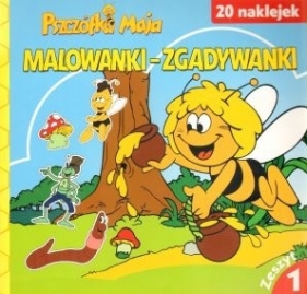 Pszczółka Maja. Zeszyt 1. Malowanki - zgadywanki - Bonsels Waldemar 