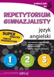 Repetytorium gimnazjalisty - język angielski (wydanie limitowane z tablicami przedmiotowymi) - Monika Kociołek