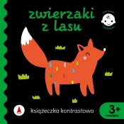 Książeczka kontrastowa. Zwierzaki z lasu - Wydawnictwo Skrzat