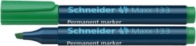 Marker permanentny Schneider Maxx 133, zielony 1,0-3,0 mm ścięta końcówka (SR113304)