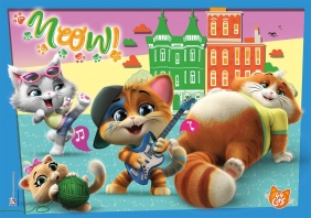 Puzzle SuperColor 2x20: 44 Koty (24758)