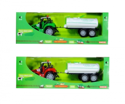 Traktor z beczką