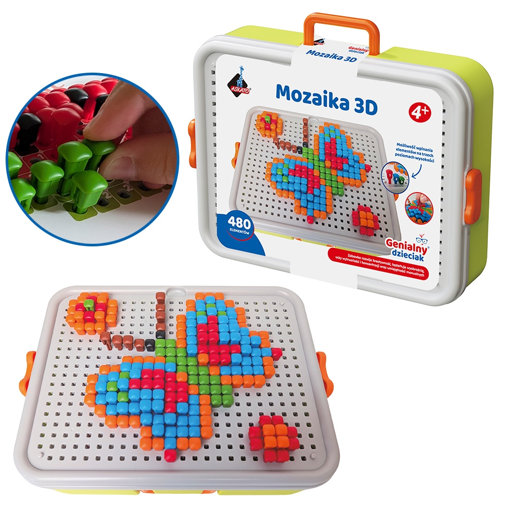 Genialny Dzieciak: Mozaika 3D (911586)