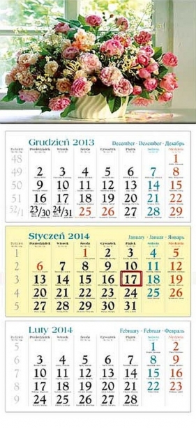 Kalendarz 2014 Bukiet - <br />