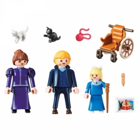Playmobil Heidi: Klara z tatą i panną Rottenmeier (70258)