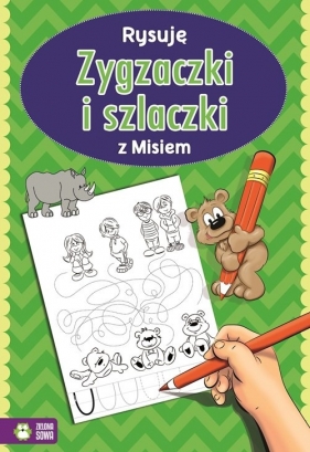 Rysuję zygzaczki i szlaczki z Misiem